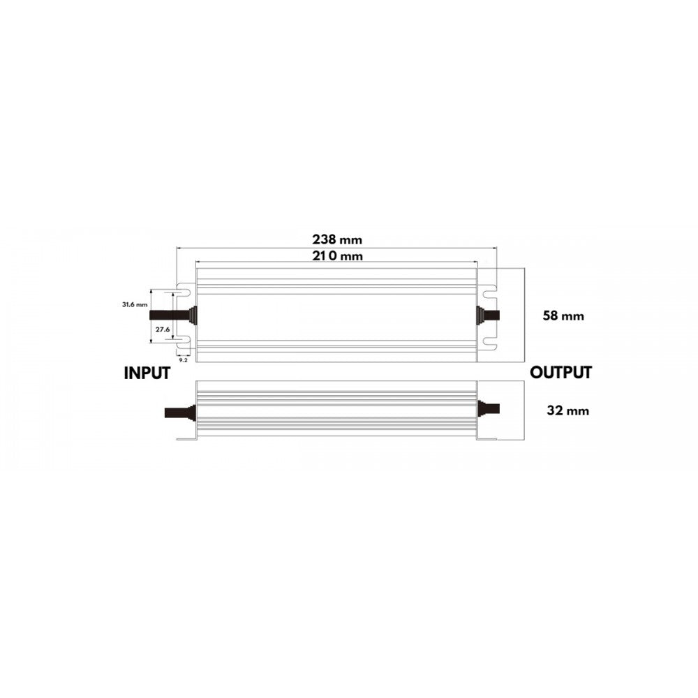 Alimentatore FINKMANN 200W 24V, IP67 - serie Black