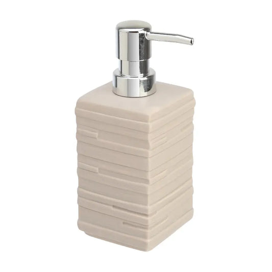 Dispenser sapone in ceramica beige