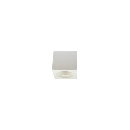 Applique da Soffitto in Gesso Pitturabile 70x70x70mm, 1xGU10