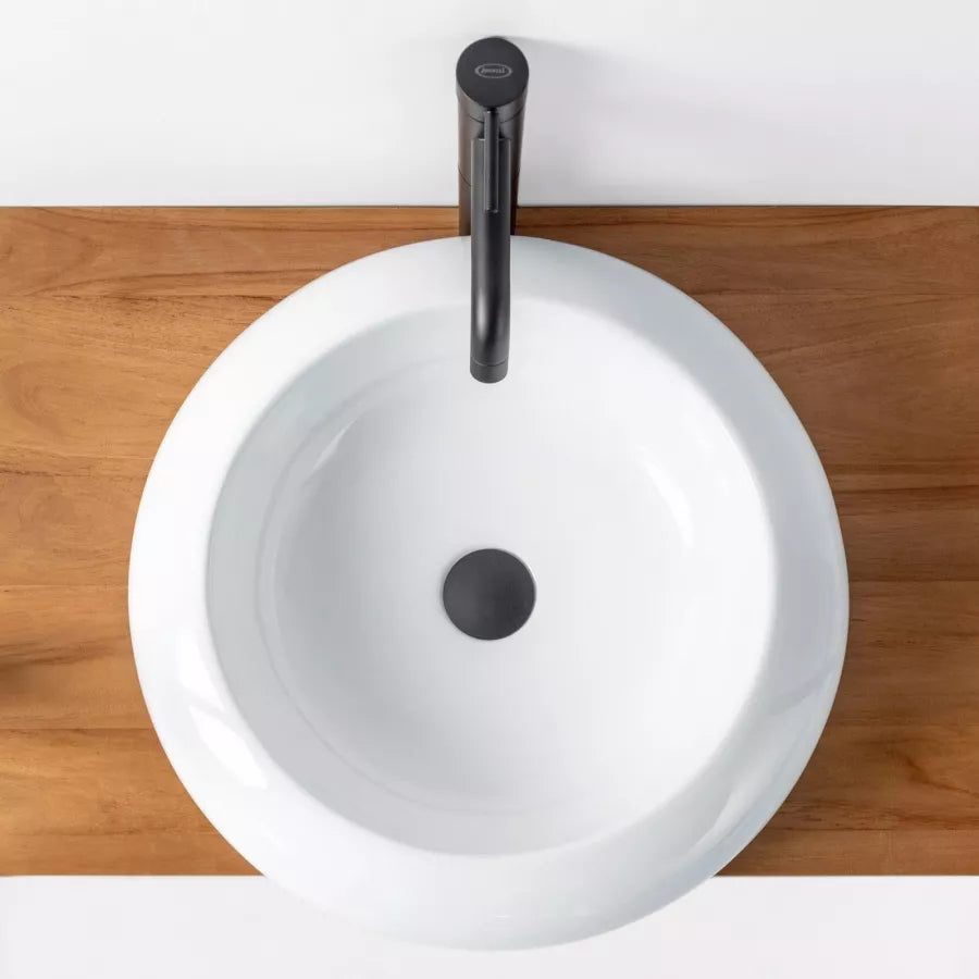 Lavabo da appoggio circolare con decorazioni bacinella 8130